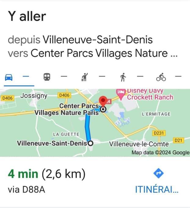 Charmant Appartement 2 Pieces Proche Disneyland Villeneuve-Saint-Denis Extérieur photo